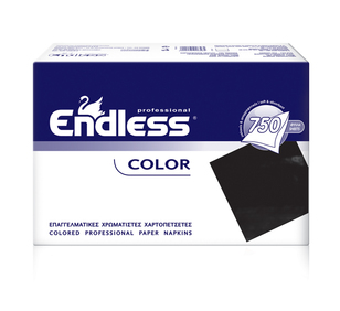 Χαρτοπετσέτα εστιατορίου 24χ24  μαύρη Endless