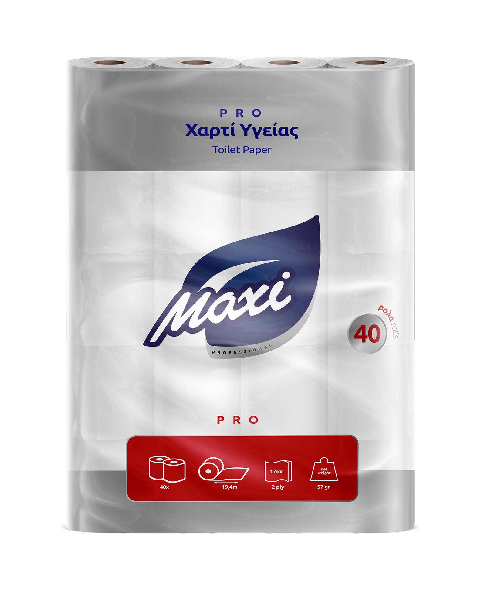 Χαρτί Υγείας 40 ρολά  Maxi Deco 65 gr