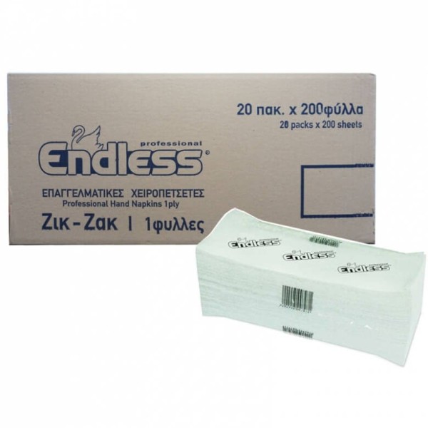 Χειροπετσέτα ΖΙΚ ΖΑΚ 1φ Endless-4000τμχ