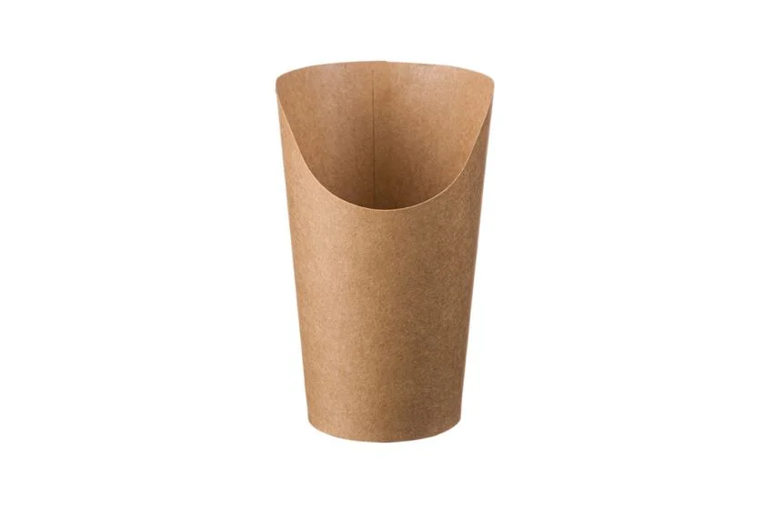 Χάρτινα Σκεύη Κraft Φαγητού FSC® 16oz (Scoop Πατάτας)-50 τμχ