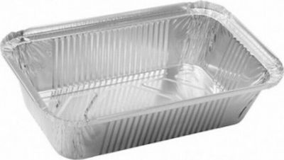 Aluminum Food Containers R45(202x137x50mm)-100 pcs