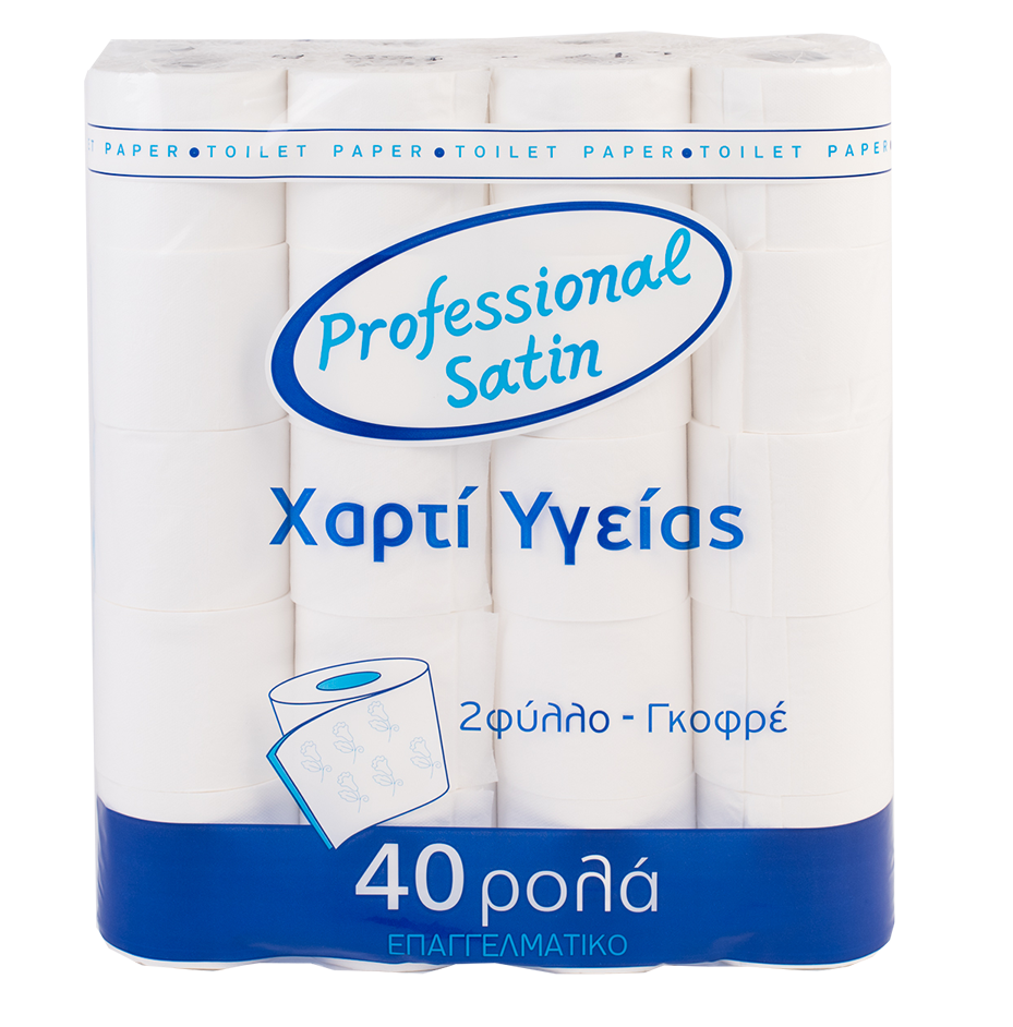 Χαρτί Υγείας 40 ρολά  Maxi Satin Professional (115gr/Roll)